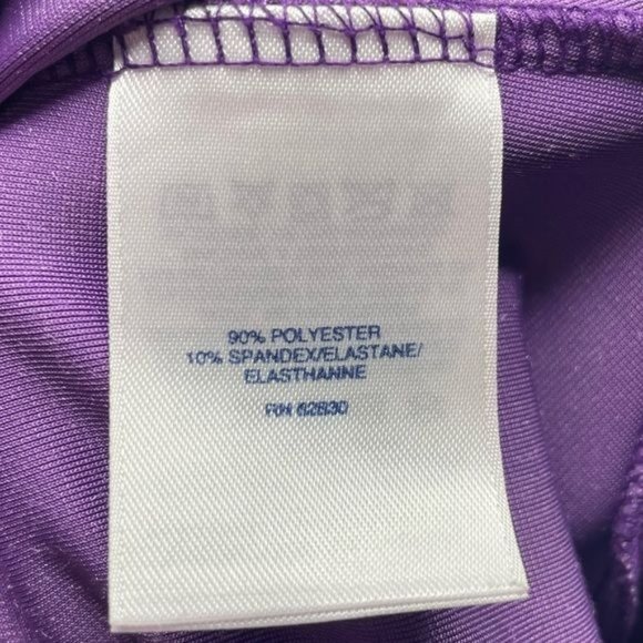 Lands End L 14 velvet dress purple - Picture 5 of 6